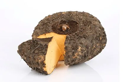 Elephant foot yam suran prepared for export from India